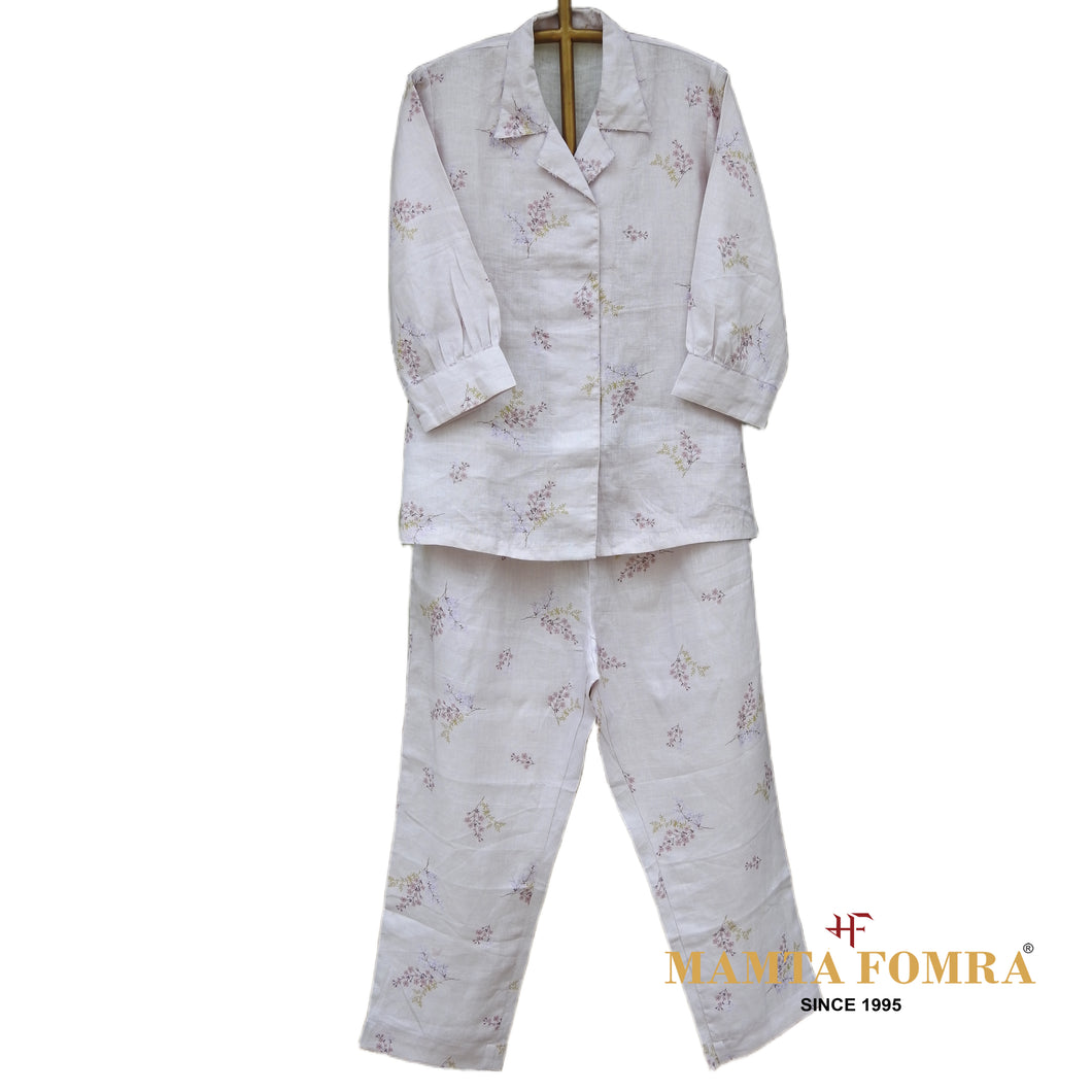 Pure Linen Hand Embroidery Kurta