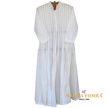 Load image into Gallery viewer, White pure cotton, block printed dress
