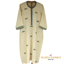 Load image into Gallery viewer, Pure linen embroidery kurta

