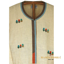 Load image into Gallery viewer, Pure linen embroidery kurta

