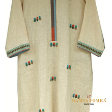 Load image into Gallery viewer, Pure linen embroidery kurta
