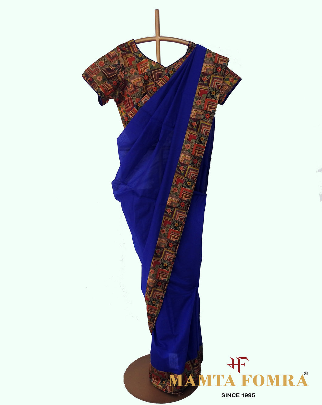 Blue Saree