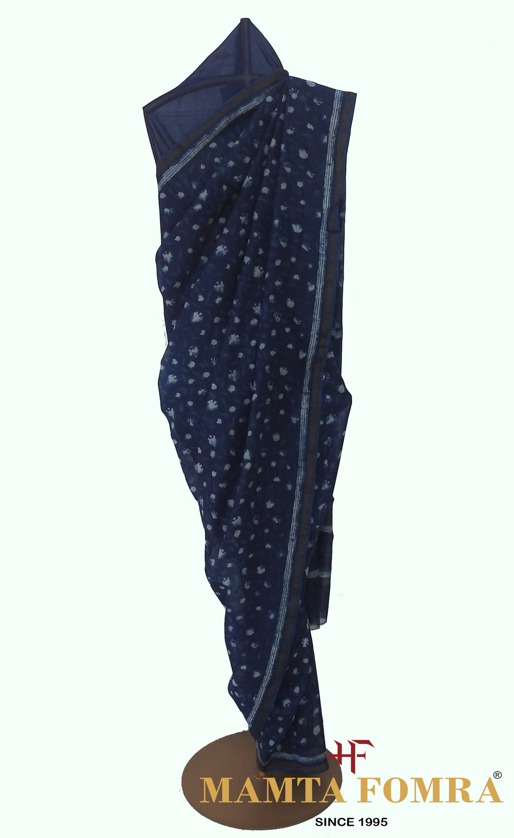 Dark Blue Saree