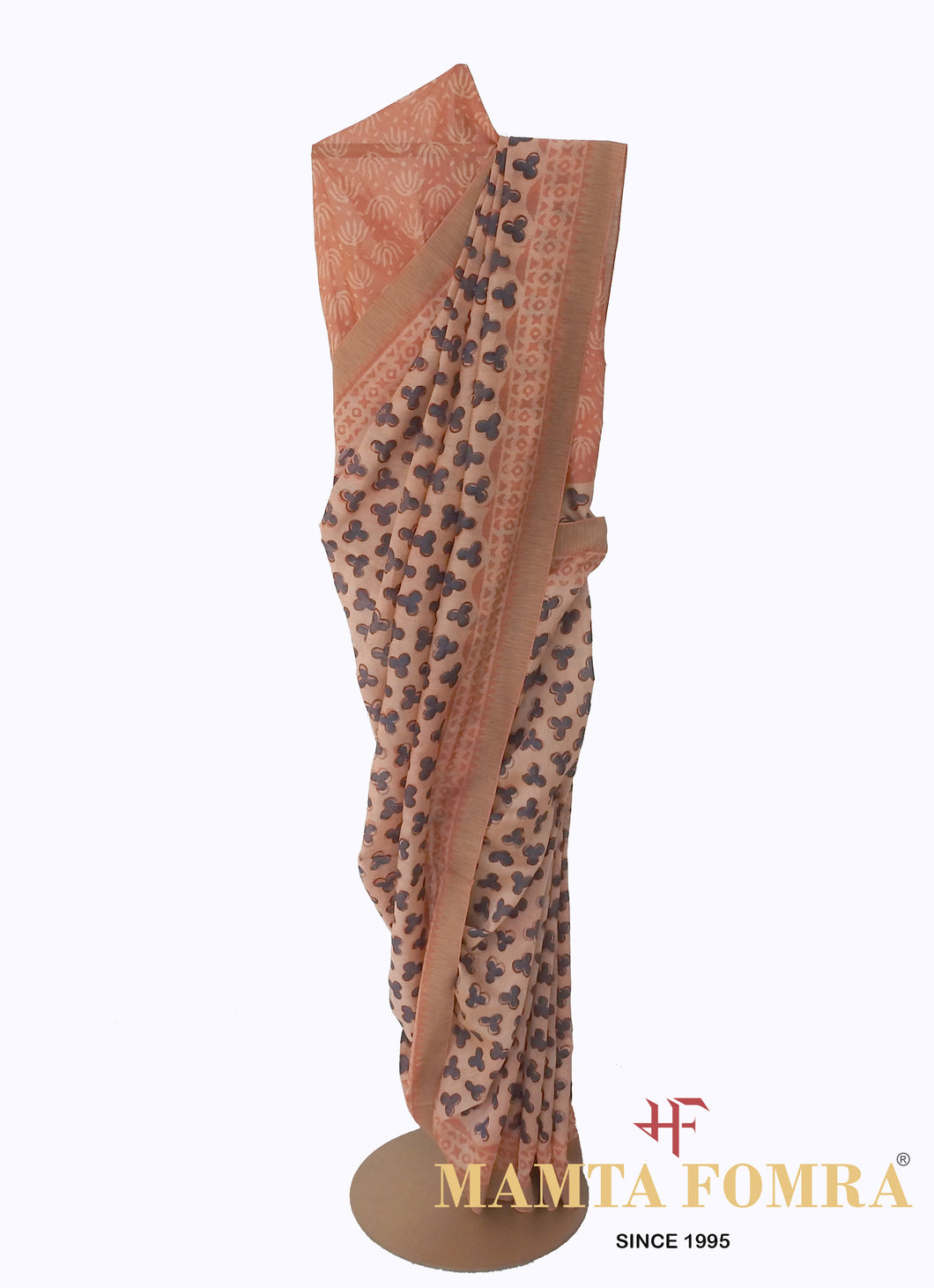 Light Orange Saree