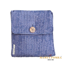 Load image into Gallery viewer, Pure cotton dark blue color hand bag
