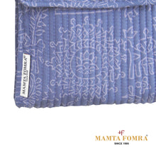 Load image into Gallery viewer, Pure cotton dark blue color hand bag
