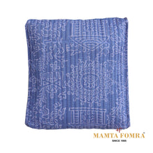 Load image into Gallery viewer, Pure cotton dark blue color hand bag
