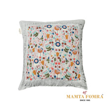 Load image into Gallery viewer, Hand embroidered pure linen cushion
