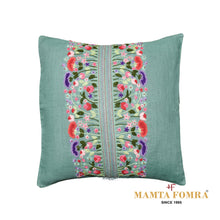 Load image into Gallery viewer, Hand embroidered pure linen cushion
