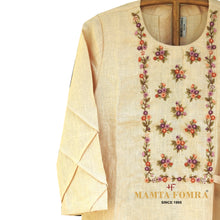 Load image into Gallery viewer, Pure linen embroidery kurta
