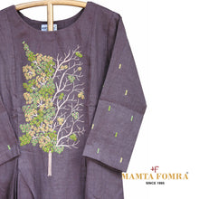 Load image into Gallery viewer, Pure linen embroidery kurta
