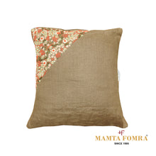 Load image into Gallery viewer, Hand embroidered pure linen cushion
