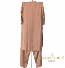 Load image into Gallery viewer, Biscuit color kurta with pant
