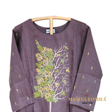 Load image into Gallery viewer, Pure linen embroidery kurta
