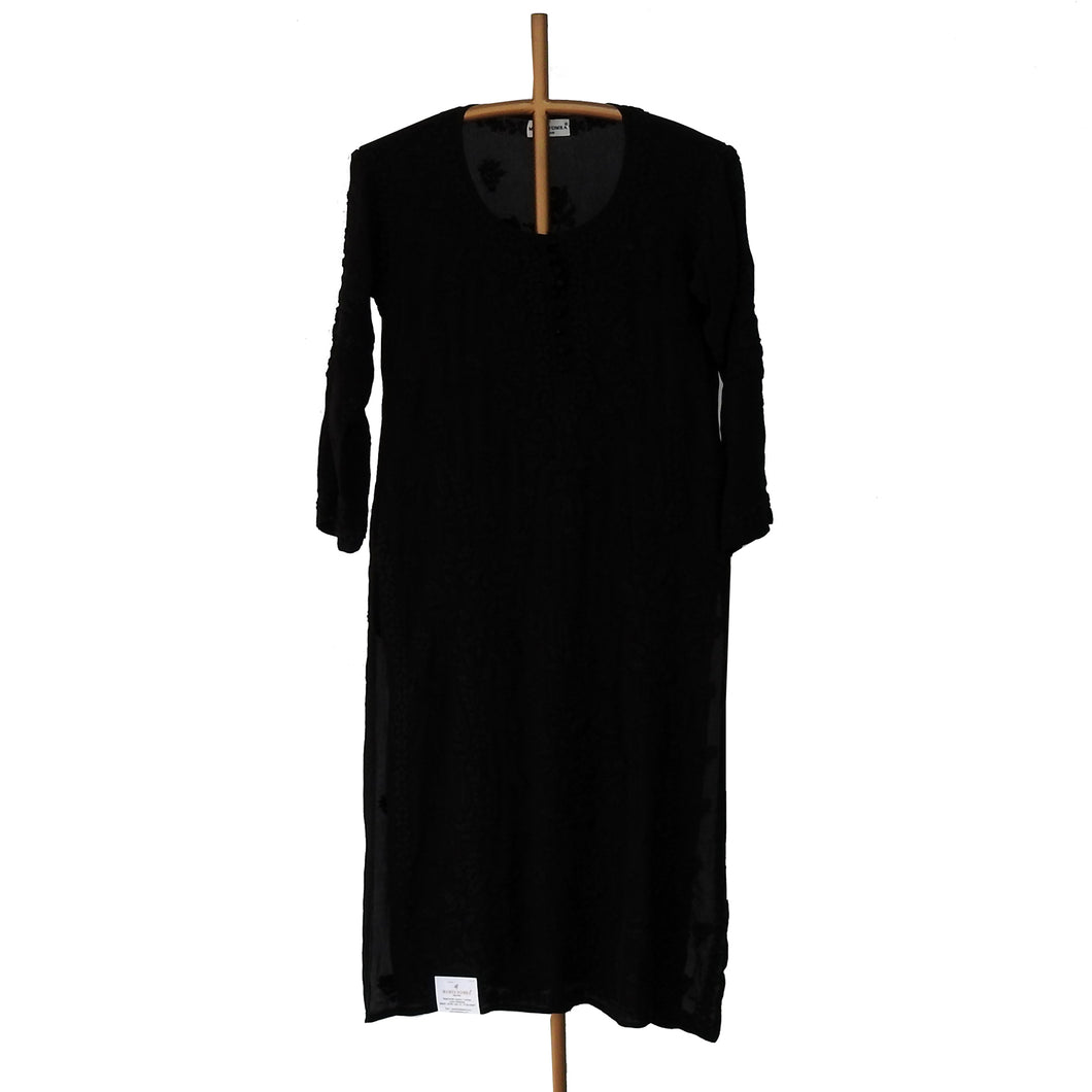 Black Chicken work kurta