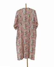 Load image into Gallery viewer, Matt Bubble gum Pink Linen Kurta with Braided edges
