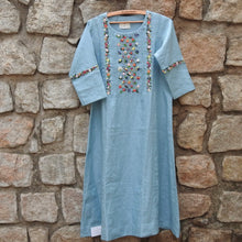 Load image into Gallery viewer, Maya Blue Dress
