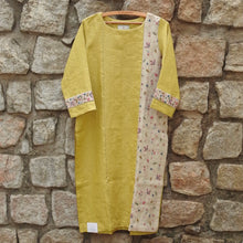 Load image into Gallery viewer, Rufous Red Hand Embroidery Panel Kurta (Price on Request)
