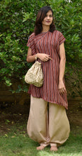 Load image into Gallery viewer, Modal Crepe Assymetrical Biased Cut Kurta &amp; Bottom
