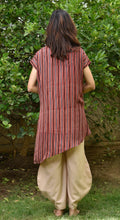Load image into Gallery viewer, Modal Crepe Assymetrical Biased Cut Kurta &amp; Bottom
