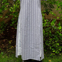 Load image into Gallery viewer, Purple Seersucker Double Slit Dress
